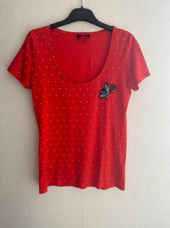 T-shirt rouge femme taille 34 marque One Step