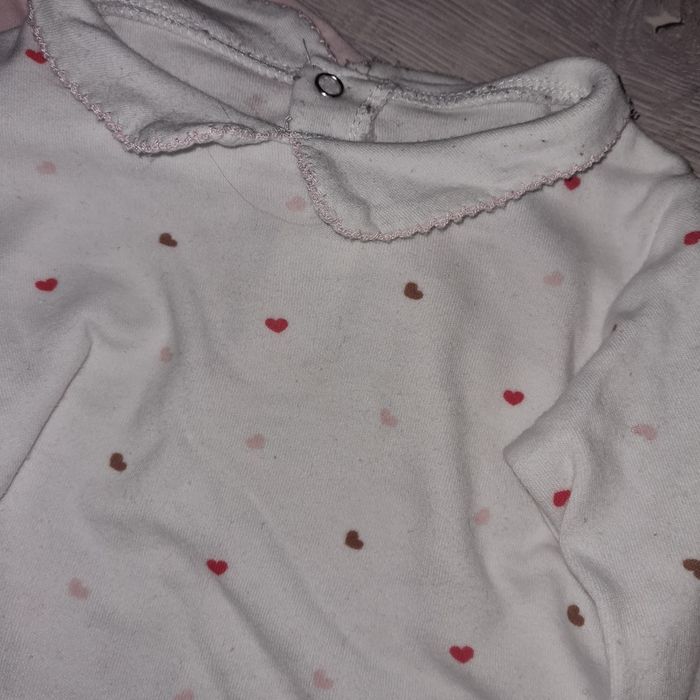 Lot de 2 bodys 12 mois mes petits cailloux - photo numéro 2