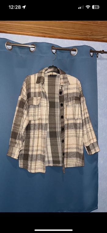 Veste chemise à carreaux