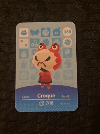 mini carte amiibo croque