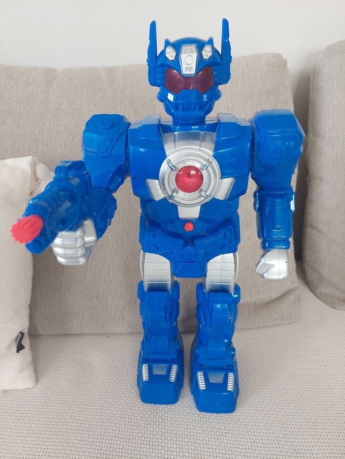 Robot bleu électronique - photo numéro 3
