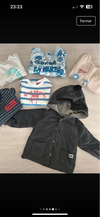 Lot vêtements 9 mois