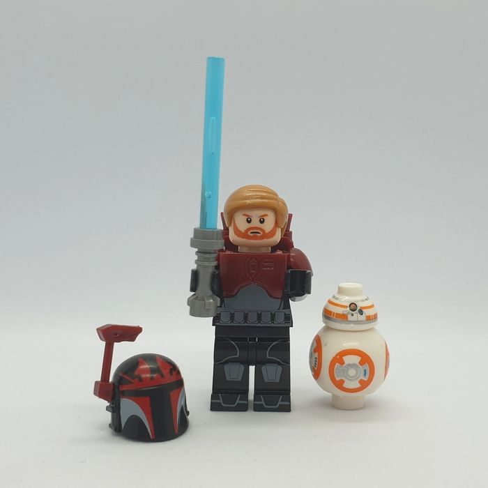 🌠 Figurine Star Wars The Clone Wars - Obi-Wan Kenobi Armure Mandalorienne avec BB-8 - (Style Lego) 🌠 - photo numéro 10