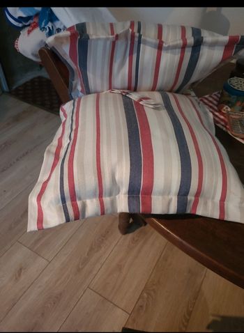 Deux coussins  de chaises neufs