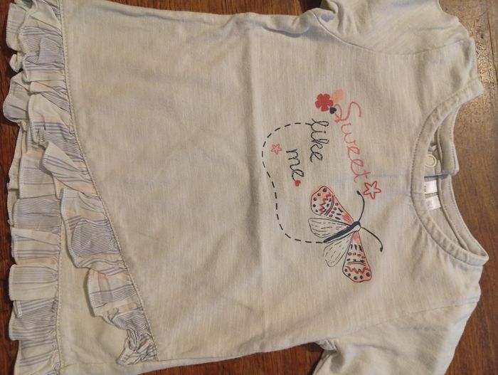 Lot de 3 haut manche longue taille 6 mois - photo numéro 2