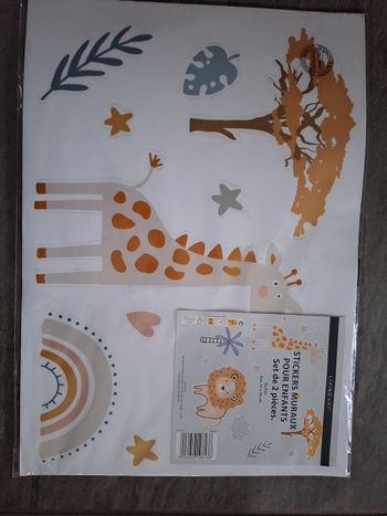 Stickers thème savane
