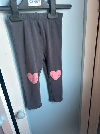 Legging gris foncé, 12 mois