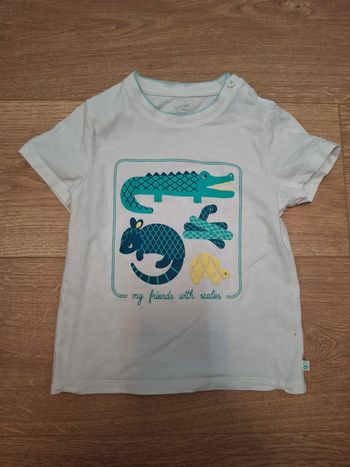 T-shirt bébé Obaïbi - 23 mois / 86 cm 🐢🐊