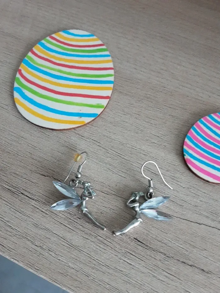 Boucles d'oreilles Fée Clochette
