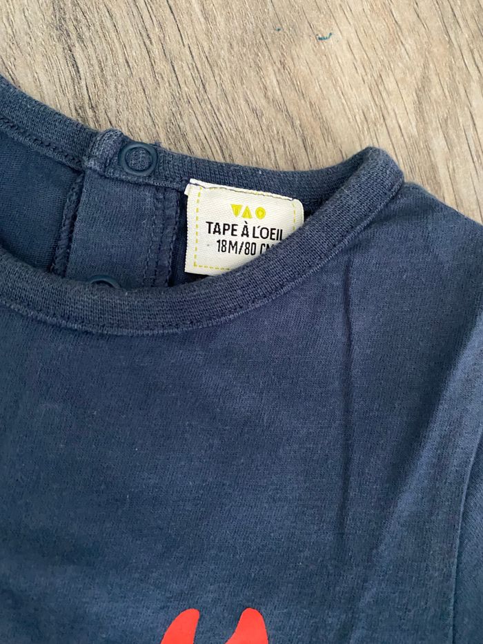 T-shirt garçon bleu marine - photo numéro 2