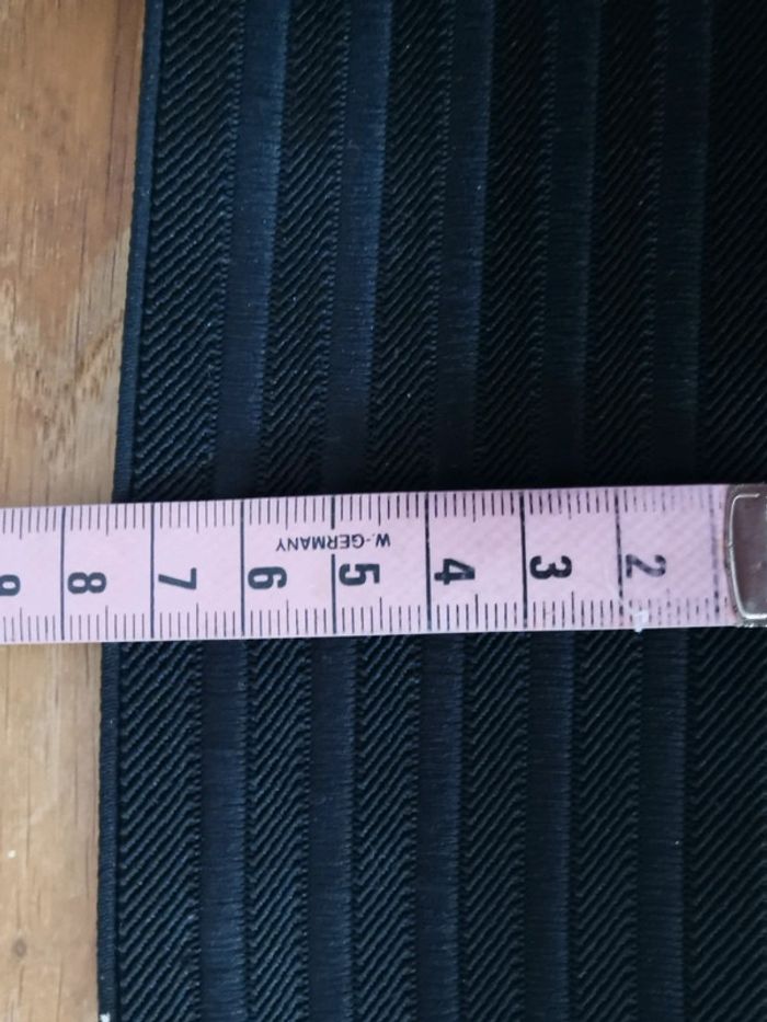 Ceinture large noir élastique. Taille 83 cm - photo numéro 11
