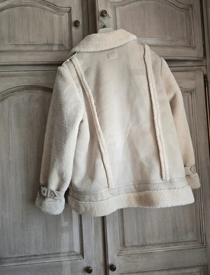 Manteau fouroure sherpa perfecto pimkie taille 42 XL - photo numéro 6