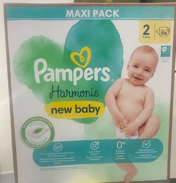 Taille 2 Pampers Harmonie- Maxi Pack - photo numéro 2