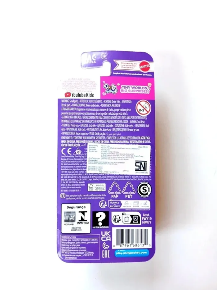 Polly Pocket Poupée adolescente avec tenue tendance assortie - photo numéro 2