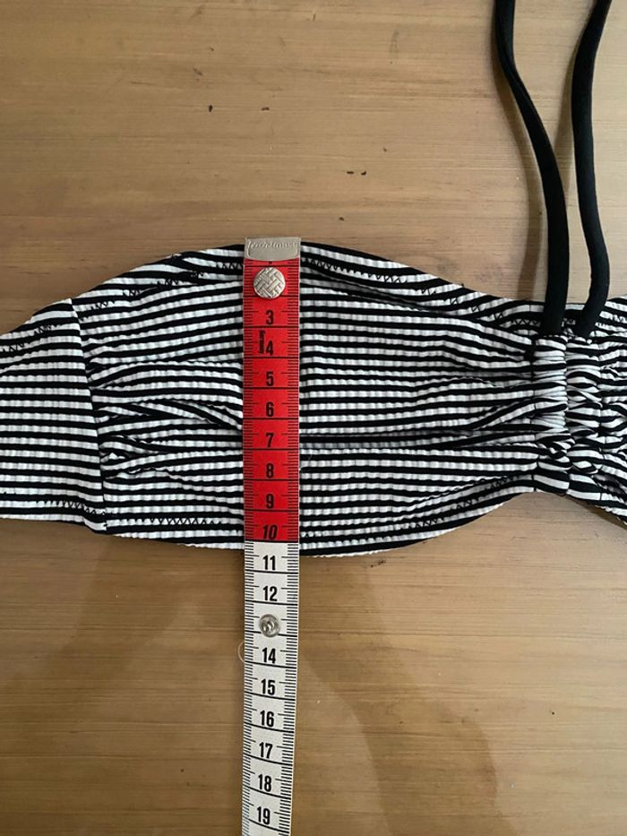 Maillot de bain Anya Beach 2 pièce taille 40 blanc et noir - photo numéro 20
