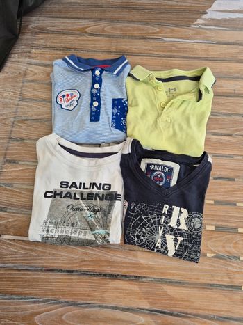 Lot de 4 tee-shirt taille 4 ans