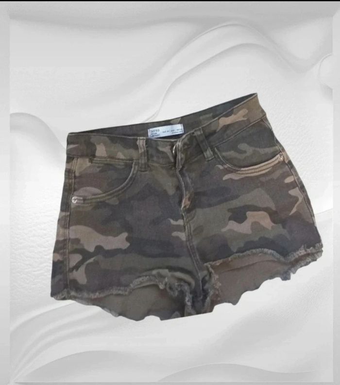 Short court camouflage stretch 💚