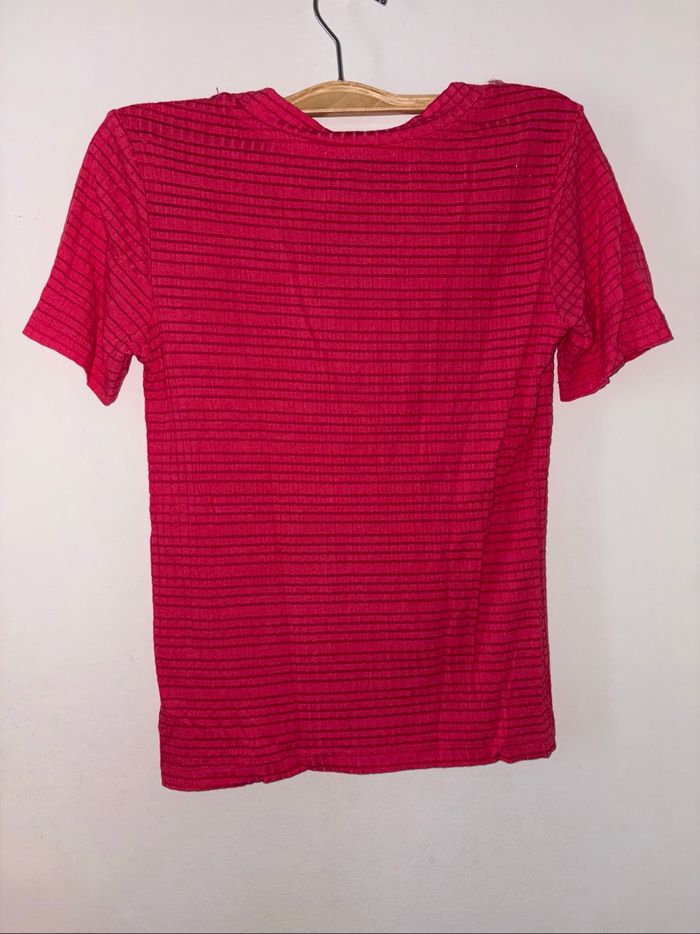 T-shirt rose Zara femme taille S en très bon état - photo numéro 5