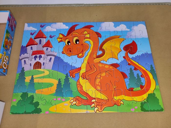 Puzzle dragon 50 pièces - photo numéro 2