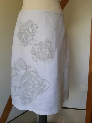 Superbe jupe pur lin "Hennes" Taille 38