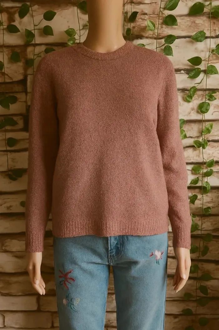 🌸Pull Laine Rose Bershka Taille 34🌸