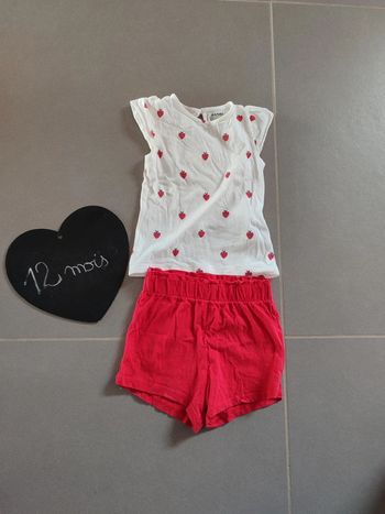 Ensemble été short et t-shirt