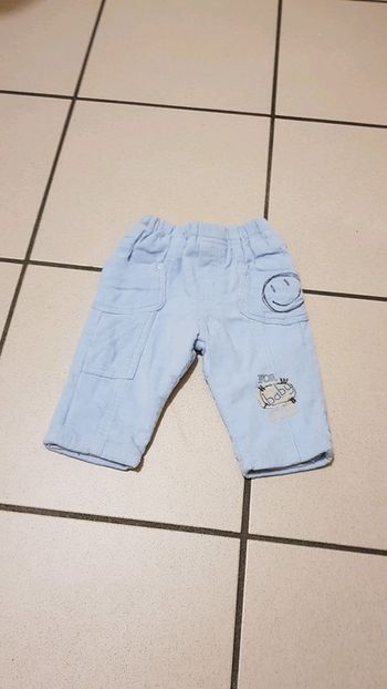 Pantalon velours 3 mois.