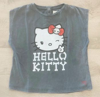 Hello kitty T shirt mango hello kitty 3/4 ans sequins