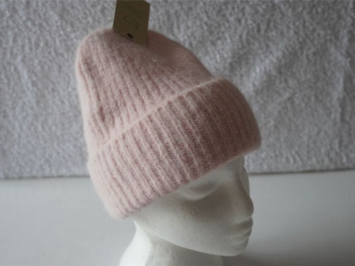 Bonnet rose tout doux neuf pour Femme