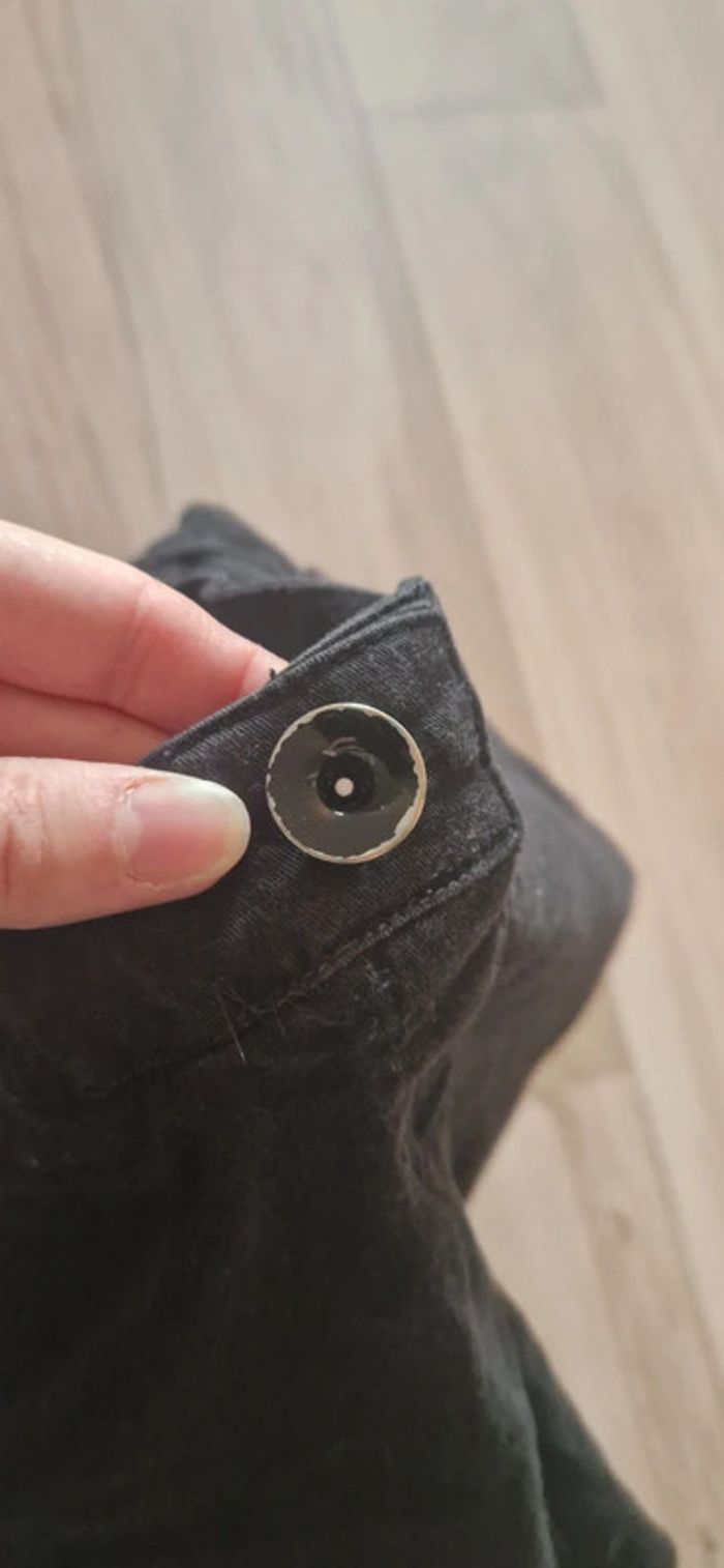 Jupe en jean de grossesse noir Kiabi en taille 38 - photo numéro 4