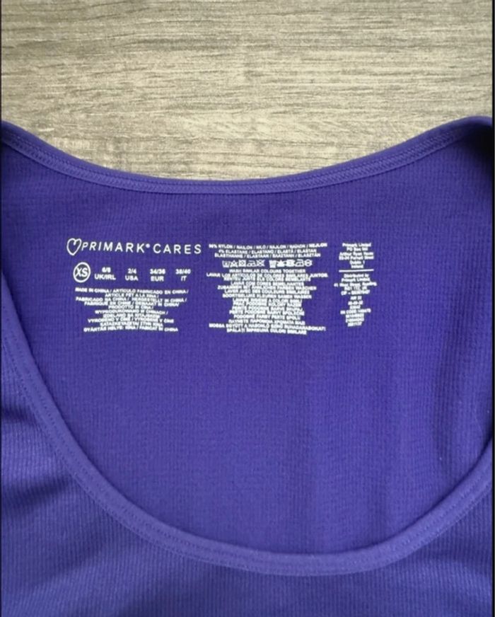Crop top sport violet XS Primark - photo numéro 3