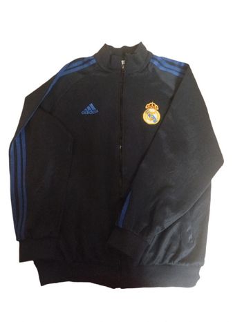 Veste noire Real Madrid vintage logo brodé | Adidas | M