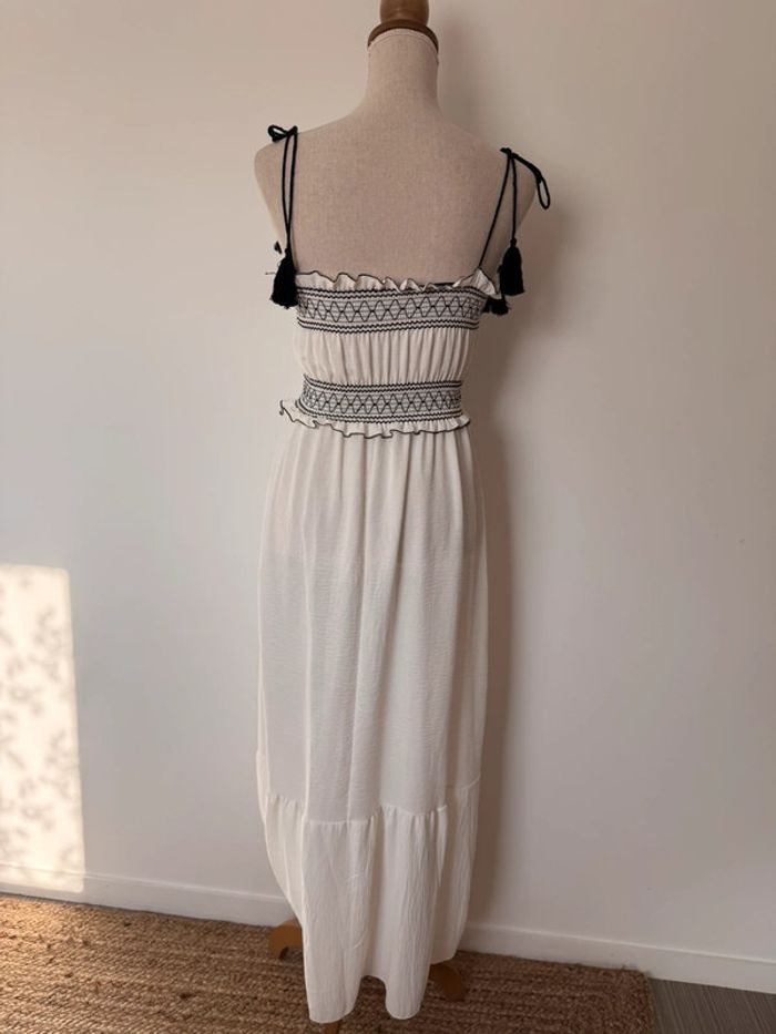 Robe tunique longue Kleid dress Vestido Vestito jurk jumpsuit femme donna woman mujer volant été - photo numéro 3