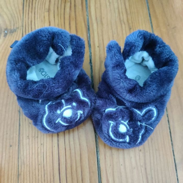 2 paires de Chaussons chauds bébé - photo numéro 2