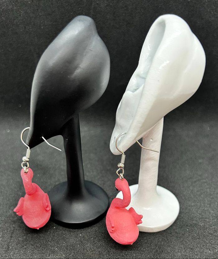 Boucle d’oreille oiseaux signe - photo numéro 2