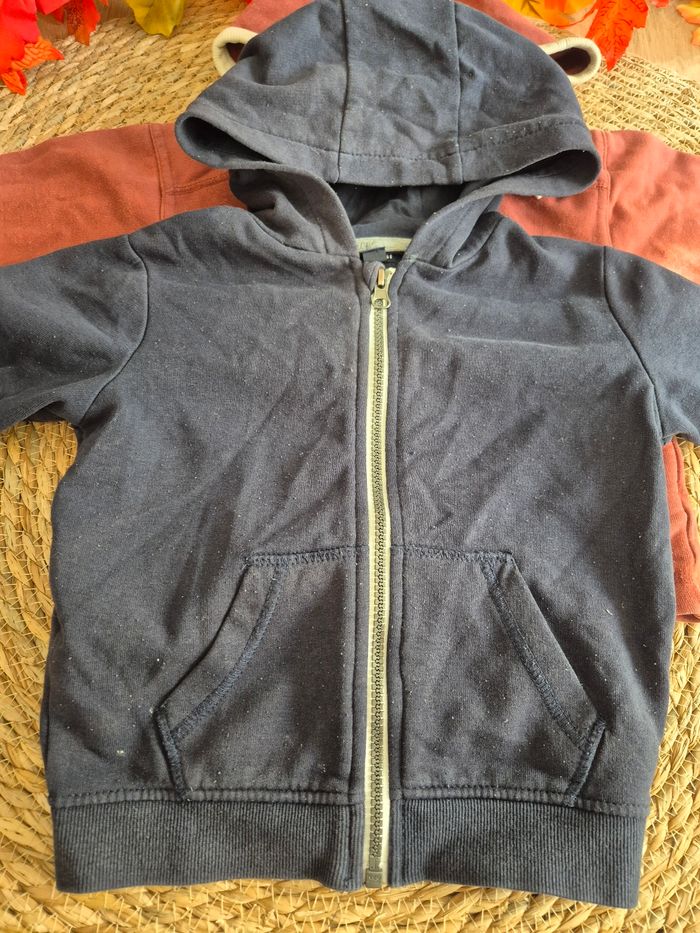 Lot de 3 vestes sweat  zippées 3 ans - photo numéro 7