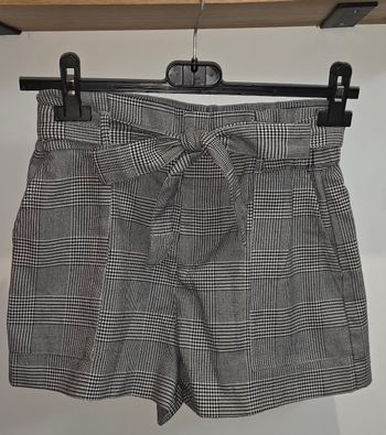 Short a carreaux noir/blanc S
