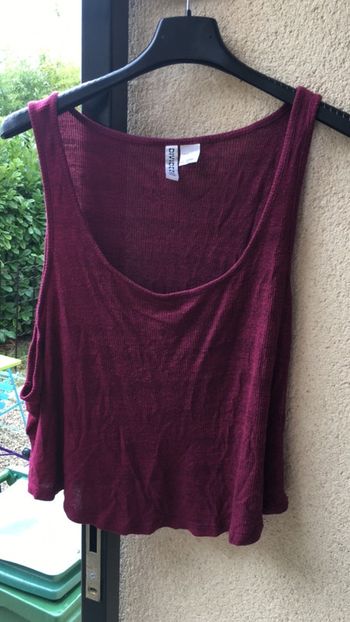 Crop top débardeur