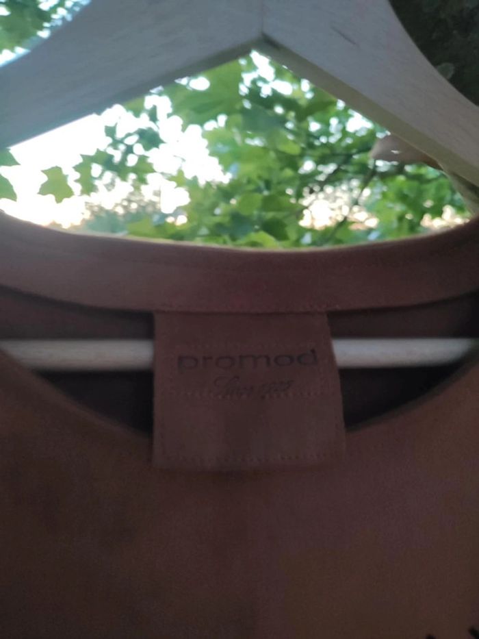 Robe en daim marron Promod taille 42 - photo numéro 3