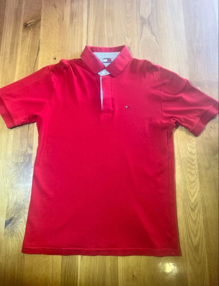 Polo Tommy Hilfiger Rouge - photo numéro 1