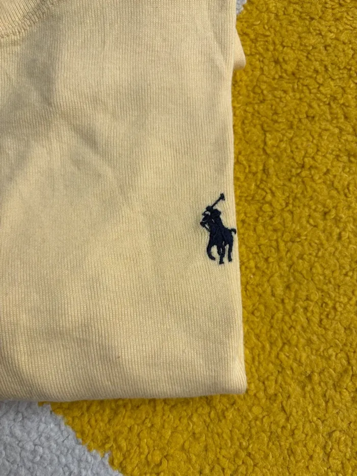 Tee-shirt à manches longues Ralph Lauren Sport | Jaune pâle | Taille L - photo numéro 6