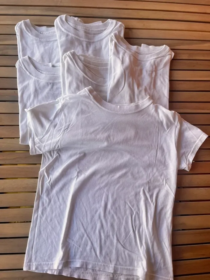 Lot 6 teeshirt basique 6 ans - photo numéro 2