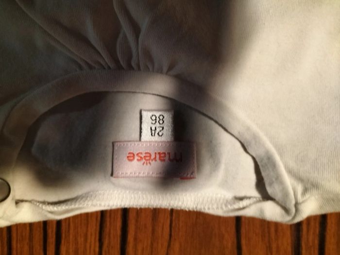 Tee-shirt manches longues blanc en 24mois Marèse - photo numéro 4