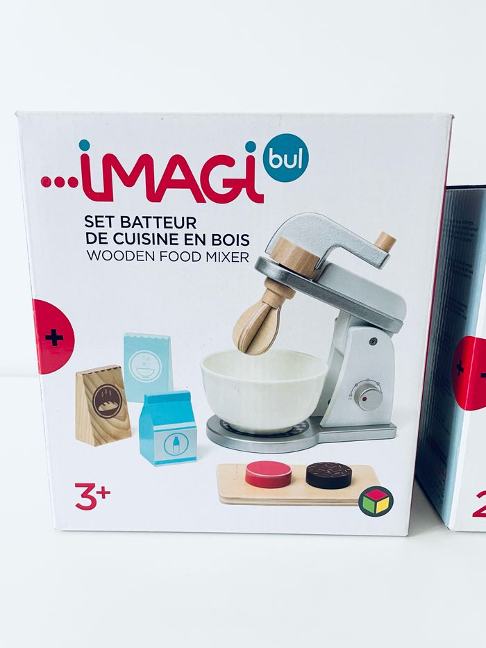 Set batteur de cuisine et grille pain en bois Oxybul - photo numéro 2