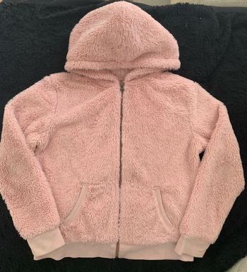 Gilet rose tout doux très chaud 12 ans