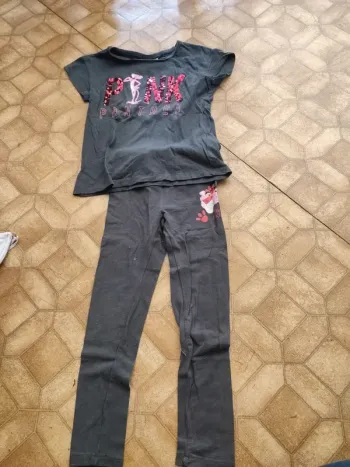 Pyjama panthère rose 7 ans