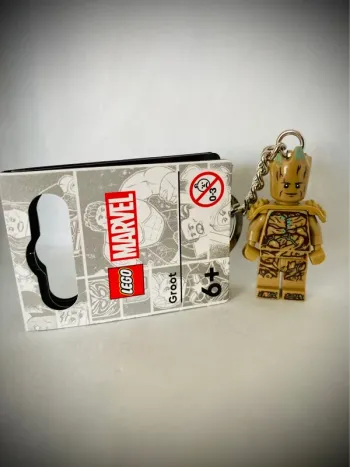 Porte-clés LEGO Marvel - Groot (Réf. 854291) - Neuf