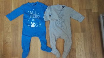 Lot pyjamas fins 3mois
