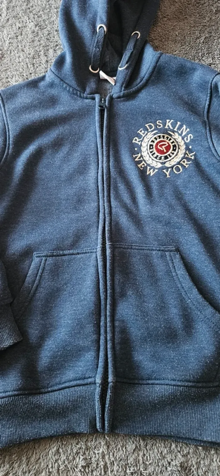 Veste capuche 10 ans redskins - photo numéro 2