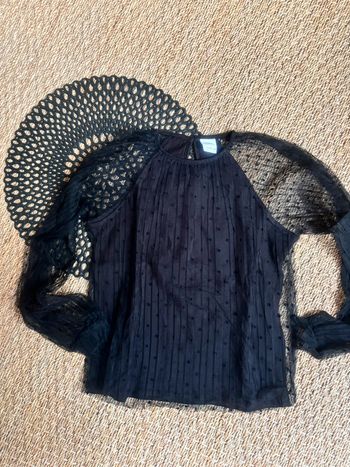 TEE shirt manche tulle